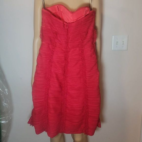 NWT Sue Wong Formal Short Dress in Red Size 4 - Picture 4 of 5